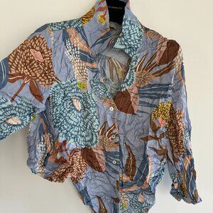 Women In Italy Shirt & Pants Set | Size Small | Preloved Chic Outfit